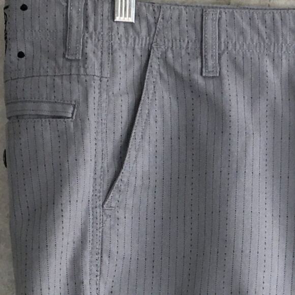 Vans Grey Striped Short Youth Size 20 - Picture 6 of 15